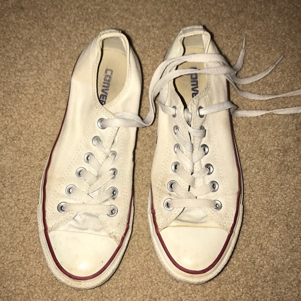 Classic White Lowtop Covnerse